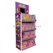Free Design Metal Retail Store Fixtures And Display Small Lcd Promotional Kids Chocolate Stand